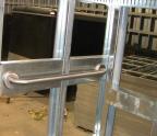 Horizontal Grab Bar with Flush Mount backing